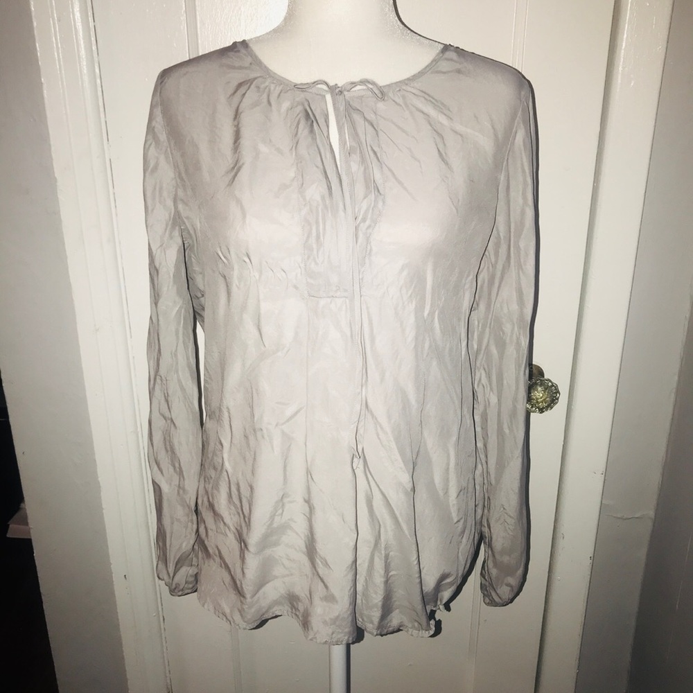 Sliver White House black market top